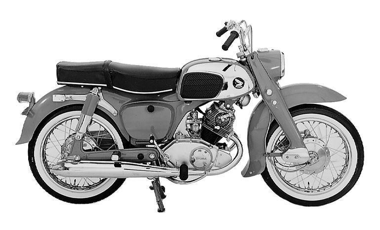 Motocicleta antigua Honda 50cc