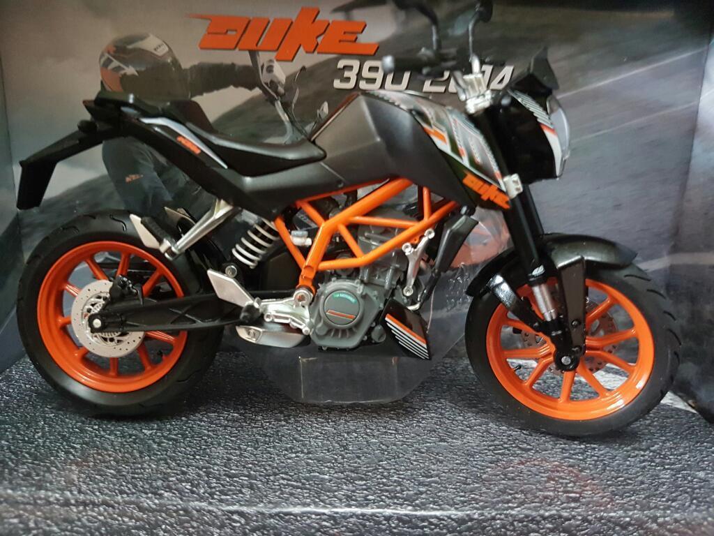 Moto Ktm Duke 390 Miniatura-escala 1/12