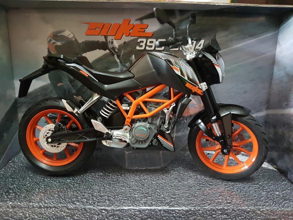Moto Ktm Duke 390 Miniatura-escala 1/12