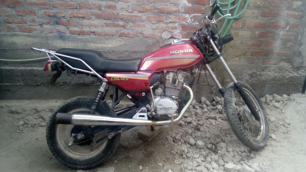 Moto Honda Cgl 125 1500soles Conversable