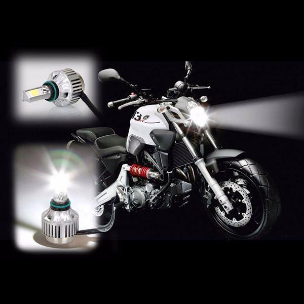 LED para Faro de motocicleta 6500K 4500 LUMENES Alta/Baja H4
