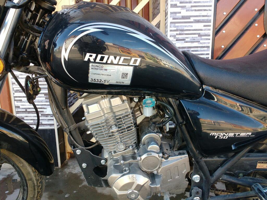 Vendo Moto Semi Nueva Ronco Monster 150