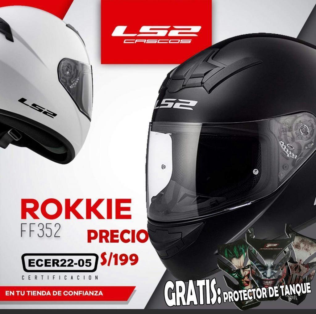 CASCO LS2 ROKKIE BRILLO