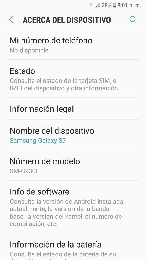 Vendo O Cambio S7 de 32 Gb Platiado