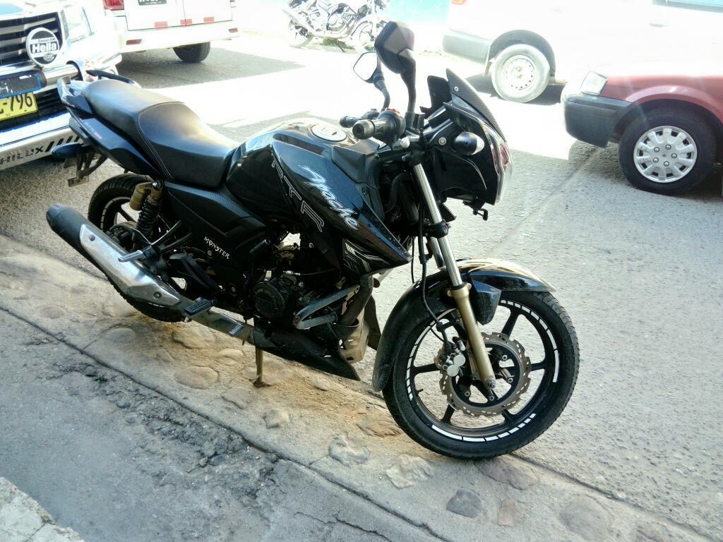 Vendo Moto Tvs Apache 180 Negra