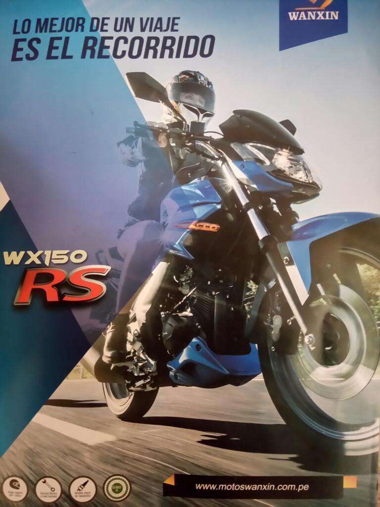 Vendo Moto Wx150 Rs