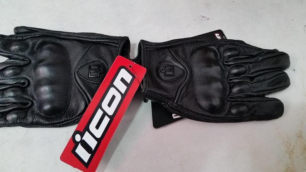 Guantes de cuero para moto marca Tipo ICON