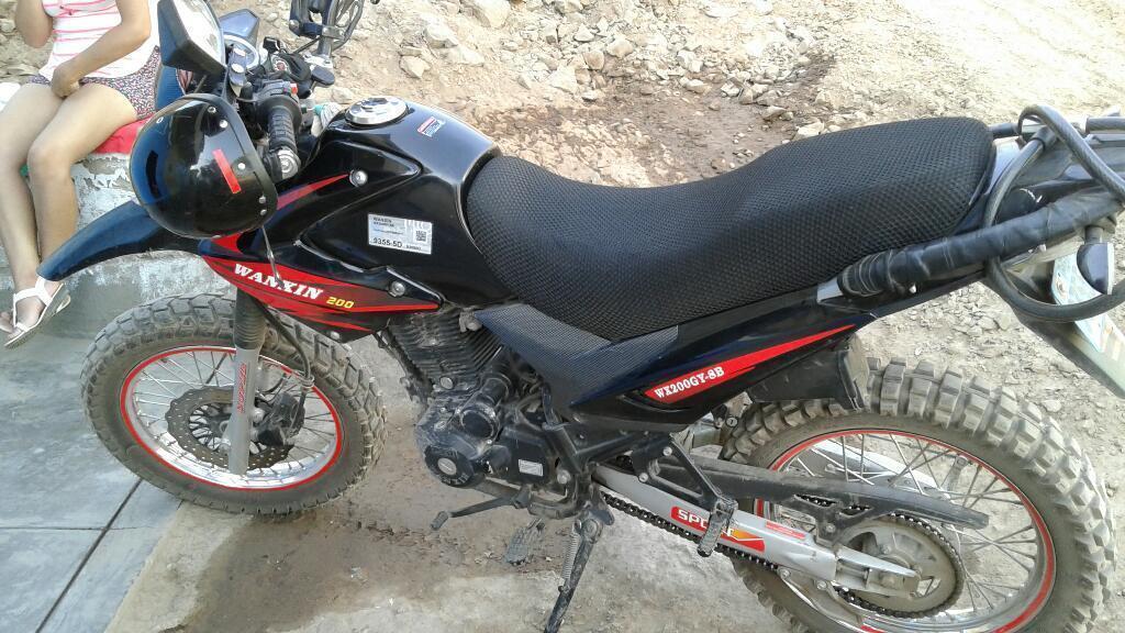 Ocacion Vendo Moto Wansin Motor 200