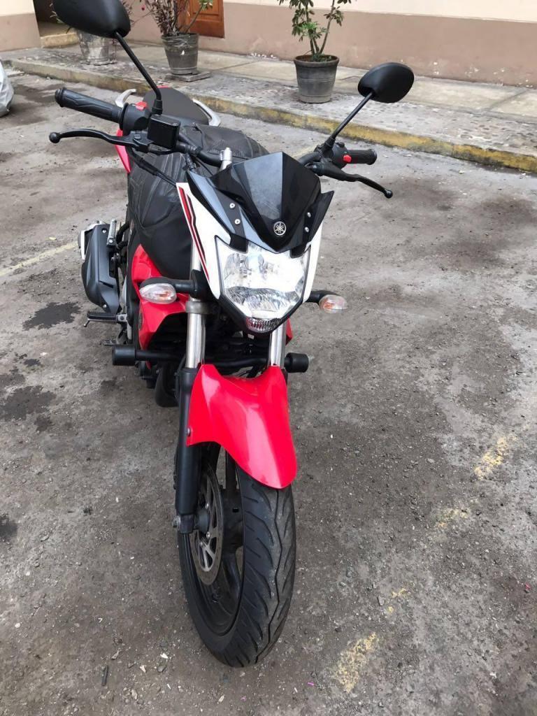 vendo yamaha fz 0.2 modelo 2016 con papeles al día