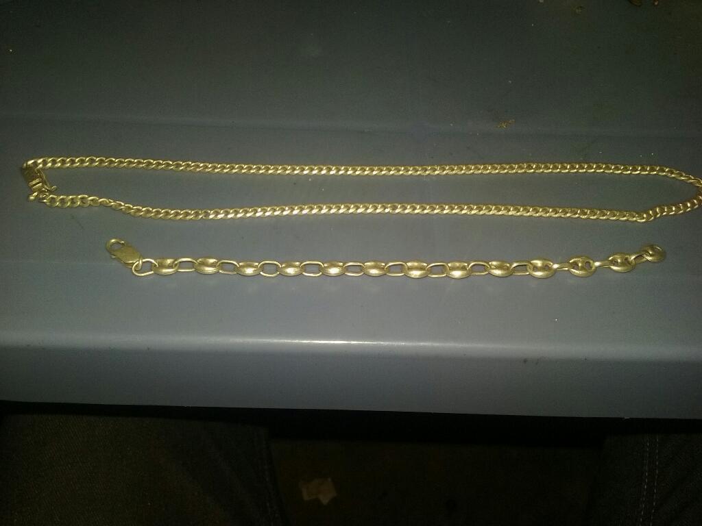 Cadena de Plata Y Pulsera..deplata