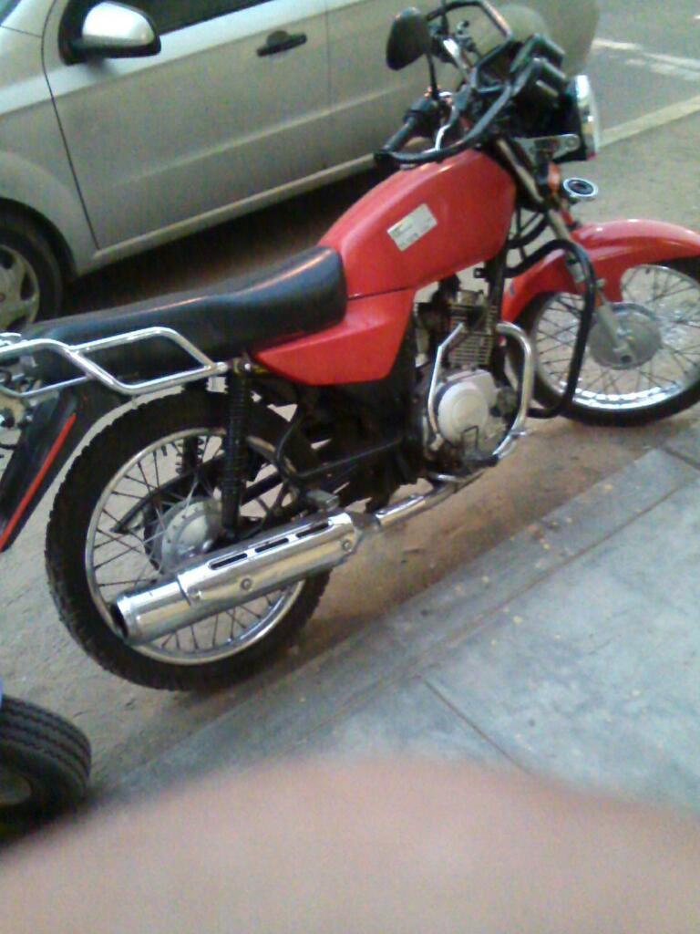 Moto Lineal Yamaha Yb - 125 Rojo