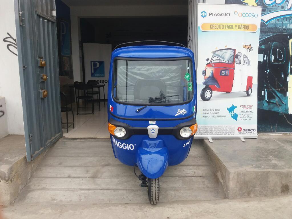 Mototaxi Piaggio Ape City 2017