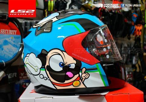 CASCO MOTO LS2 FF320 DOGGIE CON COBERTOR DE MOTO GRATIS Y PINLOCK!! NUEVOS