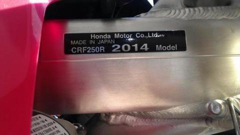 HONDA CRF 250 R AÑO 2014