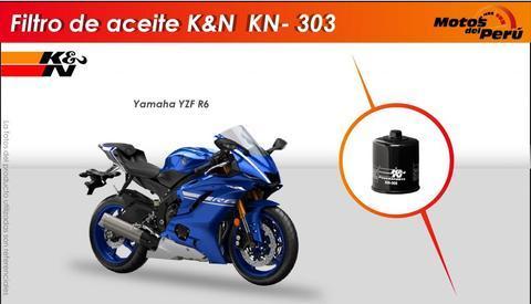 Filtro de aceite KN para Yamaha YZFR6