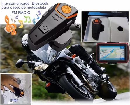 Intercomunicador HiFi BTS2, Bluetooth, FM Radio para casco de motocicleta