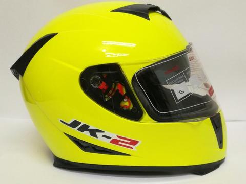 Casco de Moto Amarillo Deportivo con Lentes incorporados estamos por miraflores cascos nuevos