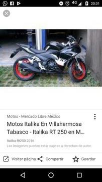Vendo Moto Italika Rt 250 Tuneada