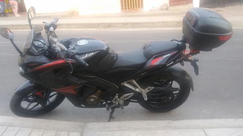 Moto Bajaj Rs200 Demon Black