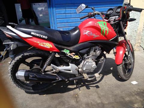 vendo moto linial montero 150 año 2012 conversable cel.925369365