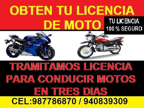 Licencia D Moto