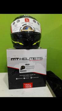 Casco Mt Helmets-doble Visor Certificado