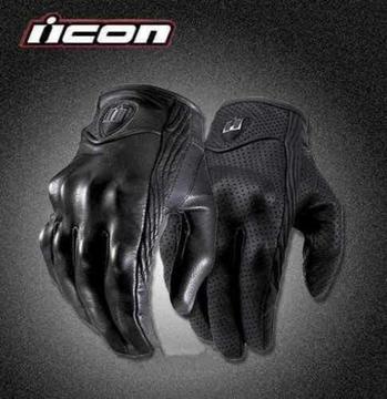 Guantes para Moto Icon (cuero Genuino)