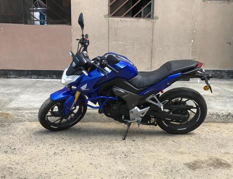 Honda Cb190R azul electrico