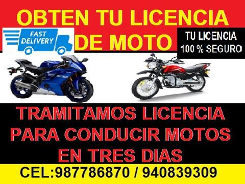 Licencia D Moto