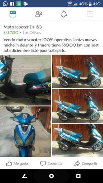 Moto Scotter Italika Ds 150