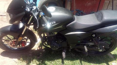 Vendo moto pistera WANXIN motor 200 año 2016.con SOAT