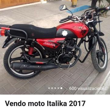 VENDO MOTO ITALIKA