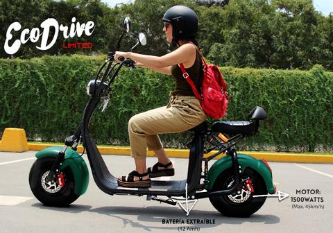 Moto / Scooter Chooper Eléctrica 1500w Matriculable No Citycoco Harley Cattini