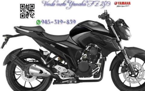 Vendo moto Yamaha Fz 250 con 941 Km año 2018