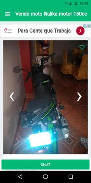 Vendo moto Italika con solo 6 meses de uso