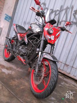 Moto rt250 modificada