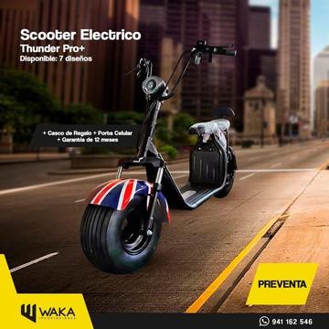 Moto Eléctrica Thunder Pro Bateria Removible Pre Venta 2019  y Provincia