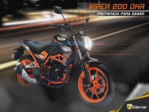 Moto ssenda Viper 200 Dkr