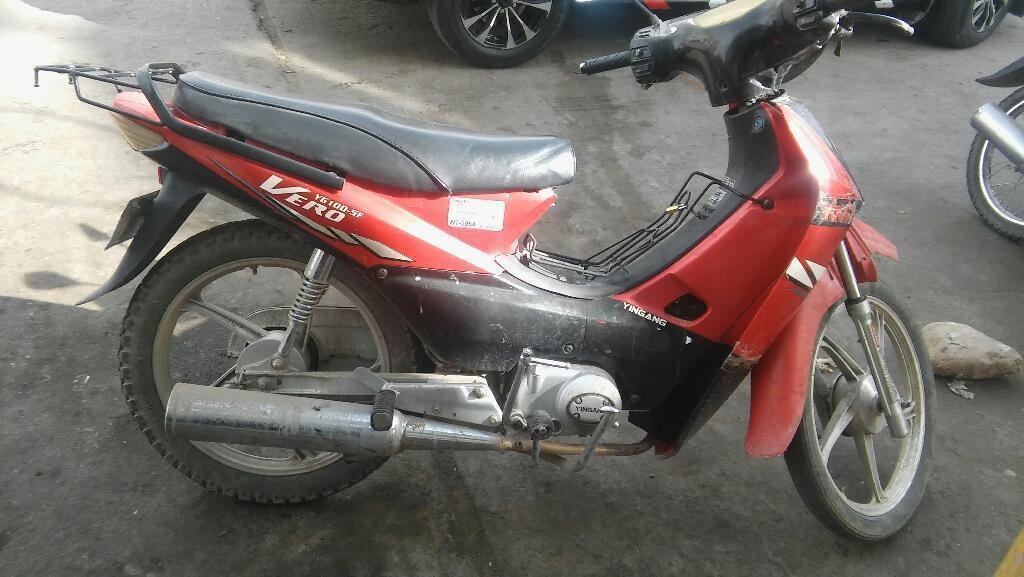 Moto 100 Vero Roja Y Negra