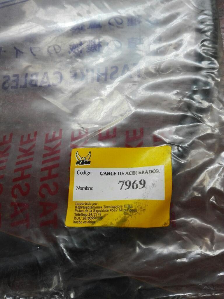 Cable de Acelerador para Moto Rtm