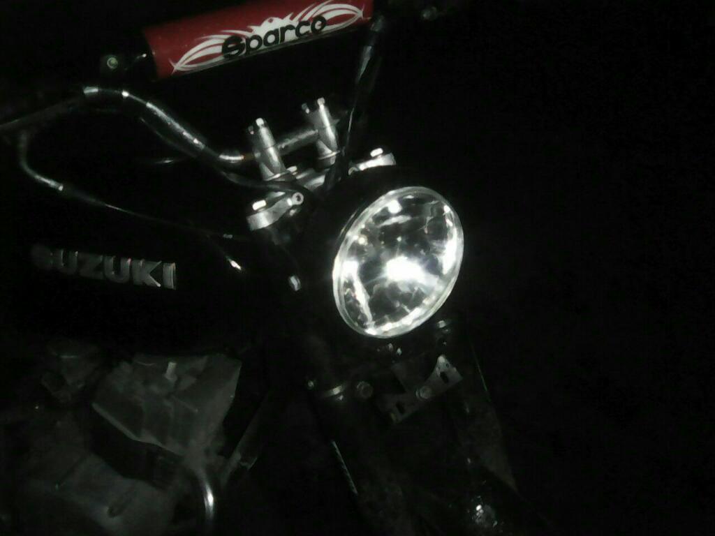 Moto Ax 100 Suzuki 2t Negro