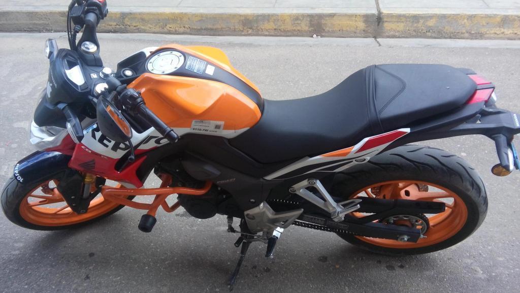 por ocasión Vendo moto Honda cb190 Resol Repotenciado Año 2016 Incluye Casco y alarma interna de Moto