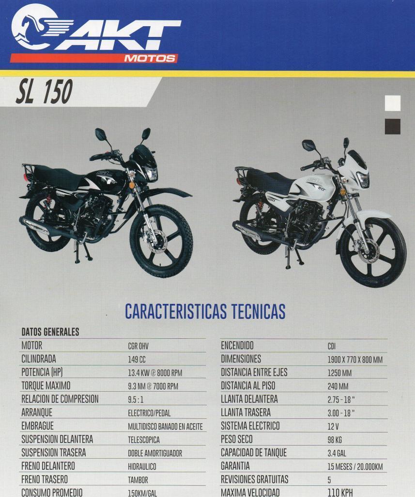 MOTOS AKT NUEVAS SE REMATAN S/. 3,000.00