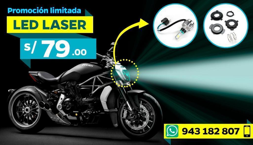 LUCES LED PARA MOTO 4500 ML / Unicos sin balastros ni adaptaciones