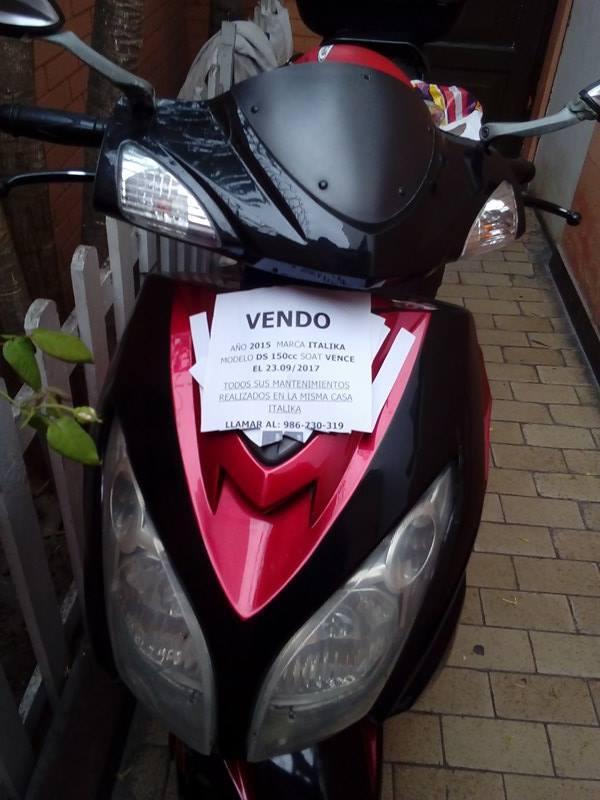 Vendo Italika ds 150 del 2015