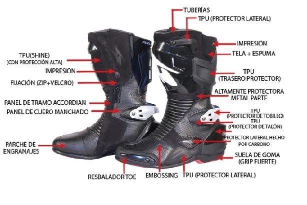 BOTAS SPYKE MODELO RACING 2.0 MADE ITALY MOTO honda suzuki ktm yamaha pulsar davest