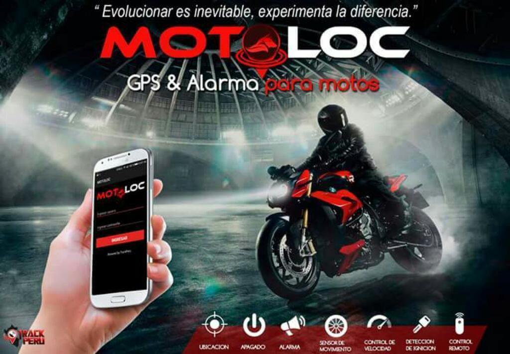 Motoloc Gps Y Alarma para Motos