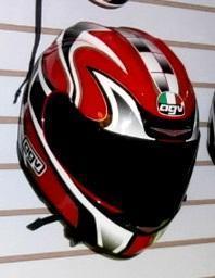 CASCO AGV con visera oscuro moto yamaha honda suzuki ktm pulsar