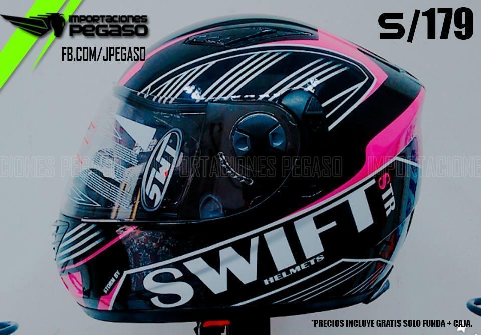 CASCO CERTIFICADO PARA MUJER CON DOBLE VISOR, NUEVOS!!!!!