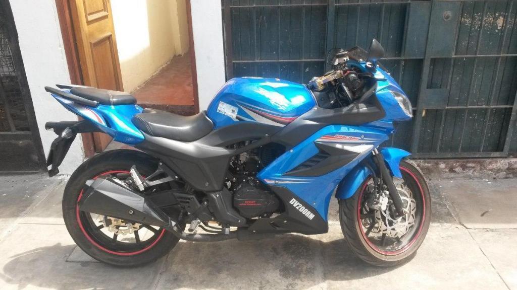 Moto Davest 200 Color Azul